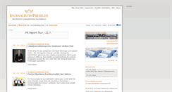 Desktop Screenshot of journalistenpreise.de