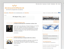 Tablet Screenshot of journalistenpreise.de